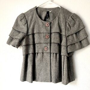 Anthropologie Sine Cropped Blazer